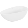 Mexen Palermo conglomerate freestanding bathtub 150 x 78 cm, White matt - 57211507800