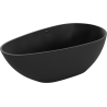 Mexen Palermo freestanding bath made of conglomerate 150 x 78 cm, black matt - 57211507870