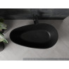 Mexen Palermo freestanding bathtub made of conglomerate 150 x 78 cm, matte black - 57211507870