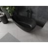 Mexen Palermo conglomerate freestanding bathtub 150 x 78 cm, Black matt - 57211507870