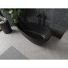 Mexen Palermo freestanding bathtub made of conglomerate 150 x 78 cm, matte black - 57211507870