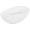 Mexen Parma conglomerate freestanding bathtub 160 x 95 cm, White matt - 57231609500