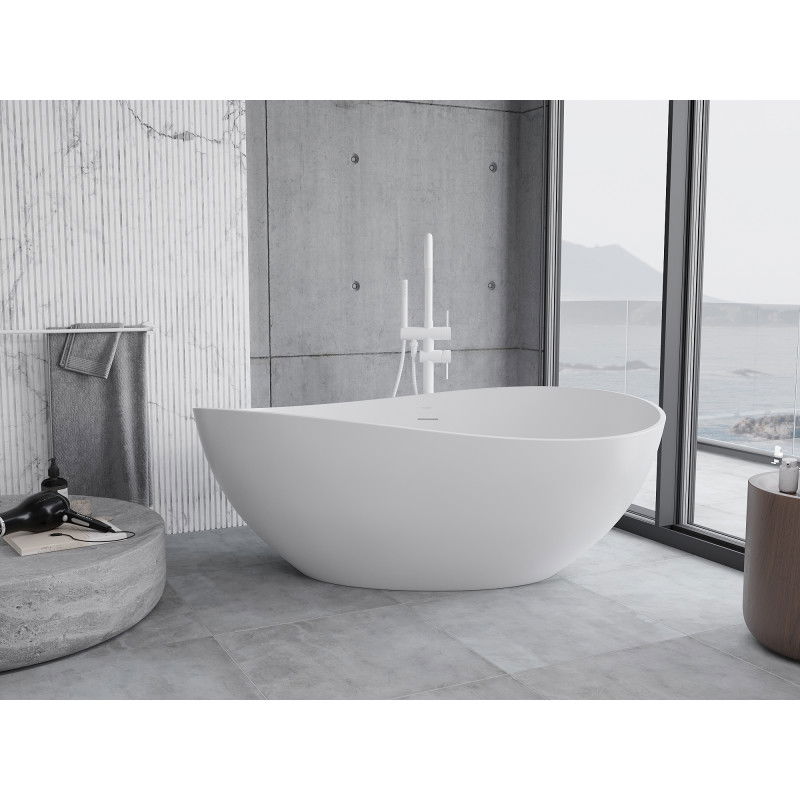 Mexen Parma Freestanding Bath, Composite, 160 x 95 cm, White Matte - 57231609500