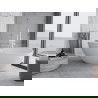 Mexen Parma conglomerate freestanding bathtub 160 x 95 cm, White matt - 57231609500