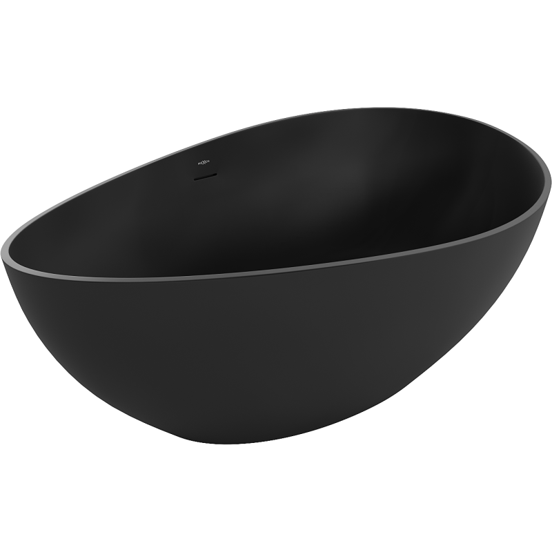 Mexen Parma freestanding composite bath 160 x 95 cm, black matte - 57231609570