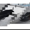Mexen Parma conglomerate freestanding bathtub 160 x 95 cm, Black matt - 57231609570