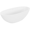 Mexen Bari freestanding bath made of conglomerate 165 x 75 cm, white matte - 57221657500