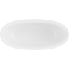 Mexen Bari conglomerate freestanding bathtub 165 x 75 cm, White matt - 57221657500