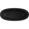 Mexen Bari freestanding bath made of conglomerate 165 x 75 cm, black matte - 57221657570