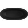 Mexen Bari freestanding bathtub made of conglomerate 165 x 75 cm, black matte - 57221657570