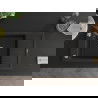 Mexen Elias 1-compartment granite sink with a drip tray and kitchen mixer tap Savita, Black/Gold metallic - 6511-75-672601-70