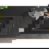 Mexen Elias 1-compartment granite sink with a drip tray and kitchen mixer tap Savita, spotted black - 6511-76-672601-00