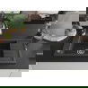 Mexen Elias 1-compartment granite sink with a drip tray and kitchen mixer tap Savita, spotted black - 6511-76-672601-70