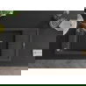 Mexen Elias 1-compartment granite sink with a drip tray and kitchen mixer tap Savita, spotted black - 6511-76-672601-76
