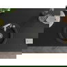 Mexen Diego 1-compartment granite sink with a kitchen mixer tap Savita, Black/Silver metallic - 6512-73-672601-00