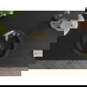 Mexen Diego 1-compartment granite sink with a kitchen mixer tap Savita, Black/Gold metallic - 6512-75-672601-50-B