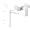 Mexen Alfa DF62 shower set, White/Chrome - 745714DF62-02