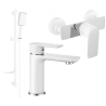 Mexen Alfa DF54 shower set, White/Chrome - 745704DF54-02