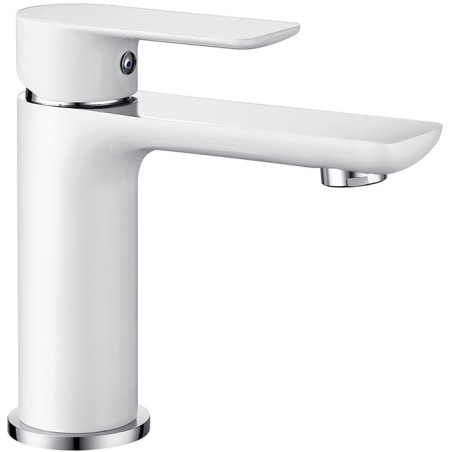 Mexen Alfa washbasin faucet, white/chrome - 745700-02
