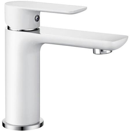 Mexen Alfa washbasin tap, white/chrome - 745700-02