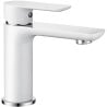 Mexen Alfa washbasin mixer tap, White/Chrome - 745700-02