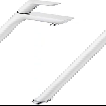 Mexen Alfa high washbasin mixer tap, White/Chrome - 745710-02