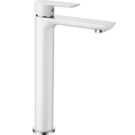 Mexen Alfa high washbasin tap, white/chrome - 745710-02