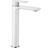 Mexen Alfa high sink faucet, white/chrome - 745710-02