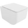 Mexen Vera Rimless WC bowl with soft-close slim seat, duroplast, white - 30164000