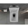 Mexen Vera rimless toilet bowl with slim soft-close seat, duroplast, white - 30164000