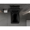 Mexen Vera Rimless WC bowl with a soft-close slim seat, duroplast, matte black - 30164070