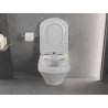 Mexen Vito Rimless WC Bowl with Slow-Close Slim Seat, Duroplast, White Gloss - 30174000