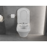 Mexen Vito Rimless WC bowl with soft-close slim seat, duroplast, white gloss - 30174000