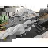 Mexen Bruno 1-compartment granite sink with a drip tray and kitchen mixer tap Savita, Black - 6513-77-672601-70