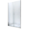 Mexen Texas 70 cm Hinged Shower Door, Transparent, Chrome - 880-070-000-01-00