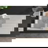 Mexen Andres 1.5-compartment granite sink with a drip tray and kitchen mixer tap Savita, White - 6515-20-672601-20