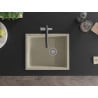 Mexen Pedro 1-compartment granite sink 560 x 460 mm, Beige - 6508561000-69