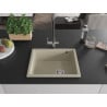Mexen Pedro 1-compartment granite sink 560 x 460 mm, Beige - 6508561000-69