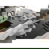 Mexen Pedro 1-compartment granite sink 560 x 460 mm, Black/Silver metallic, siphon Black - 6508561000-73-B