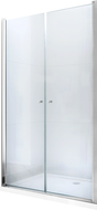 Mexen Texas 90 cm Hinged Shower Door, Transparent, Chrome - 880-090-000-01-00