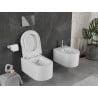Mexen Sofia Rimless toilet bowl with a hard soft-close seat, White - 30798000