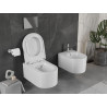 Mexen Sofia toilet bowl with hard soft-close seat, white gloss - 30798000