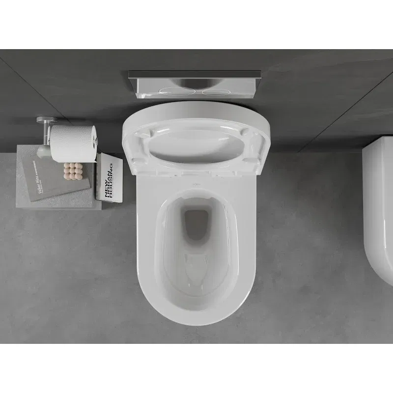 Mexen Sofia toilet bowl with slow-closing hard seat, white gloss - 30798000