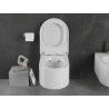 Mexen Sofia toilet bowl with hard soft-close seat, white gloss - 30798000