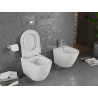 Mexen Lena toilet bowl with a slow-close hard seat, white gloss - 30298000