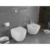 Mexen Lena Rimless Toilet Bowl with Hard Soft-Close Seat, Glossy White - 30298000