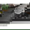 Mexen Andres Granite Sink 1.5-Bowl with Drainer and Savita Kitchen Tap, Black Speckled - 6515-76-672601-76