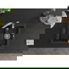 Mexen Carlos 1,5-compartment granite sink with a kitchen mixer tap Savita, Black/Gold metallic - 6518-75-672601-00
