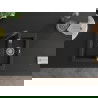 Mexen Carlos 1,5-compartment granite sink with a kitchen mixer tap Savita, Black/Gold metallic - 6518-75-672601-70