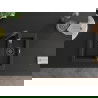 Mexen Carlos 1,5-compartment granite sink with a kitchen mixer tap Savita, Black/Gold metallic - 6518-75-672601-70-B